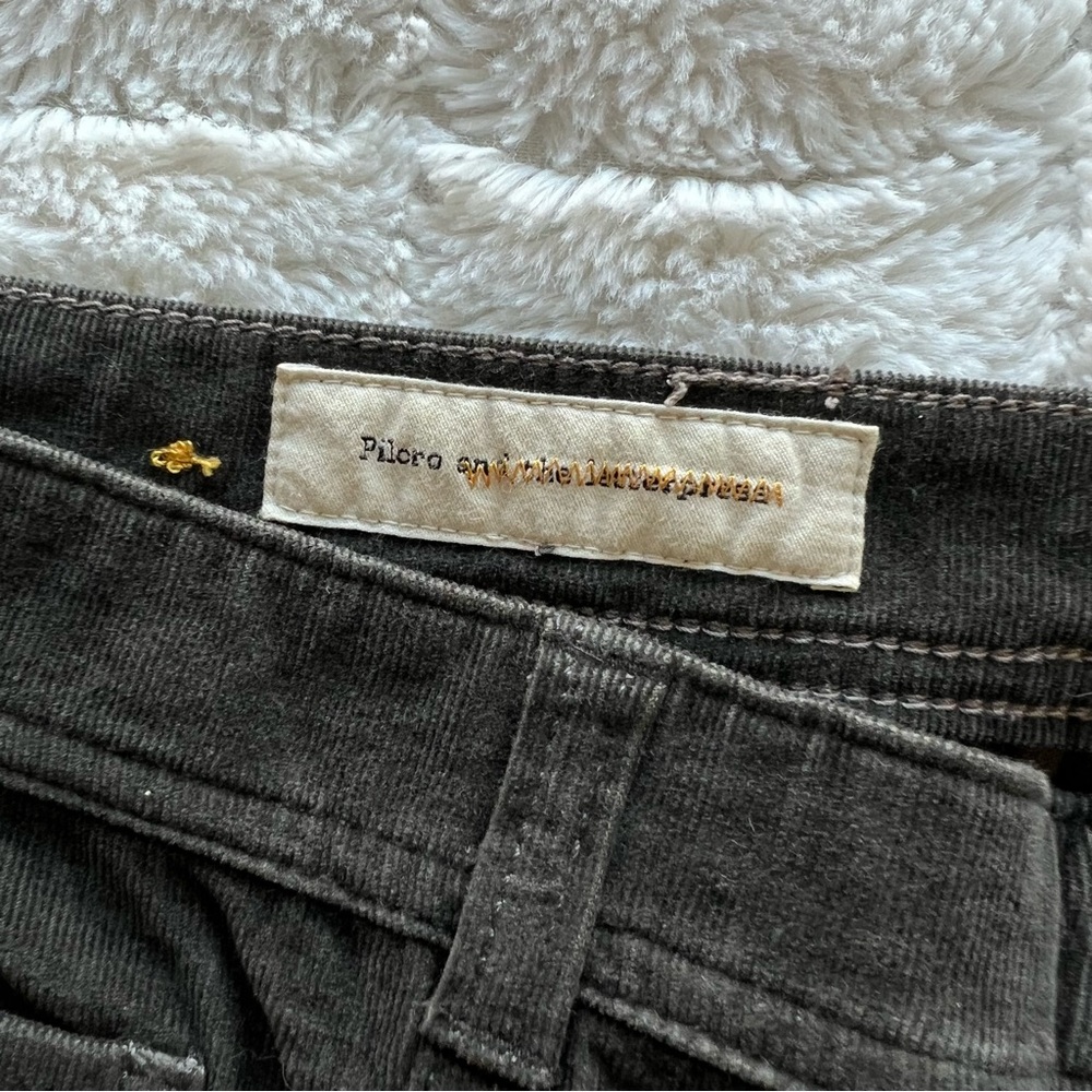 Anthropologie Pilcro and the Letterpress Serif Skinny Corduroy Pants 31 Green - Picture 4 of 9